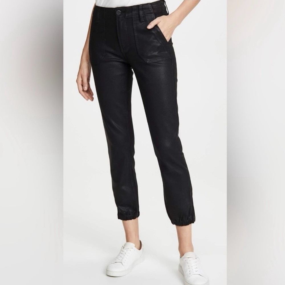 PAIGE Mayslie Ankle Coated Jeans